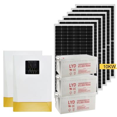 China 10KW Solar Complete Home System For Home Solar Off Grid Solar Panel System For Home for sale