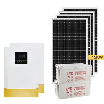 China 15KW Solar Complete Home System For Home Solar Off Grid Solar Power System For Home for sale