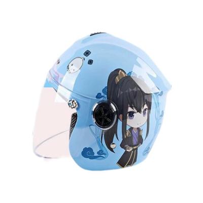 China PC VISOR TUAN Motorcycle Helmet Children's Special Safety Helmet Cartoon Character Motorcycle Helmet for sale