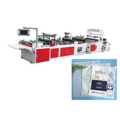 China High Speed ​​Automatic Plastic Hotels Slider Inserting Zipper Bag Making Machine for sale