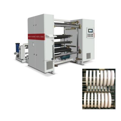 China Factory WZFQ-1300A three servo motor horizontal slitting and rewinding machine plastic sheet and paper slitter and rewinder for sale