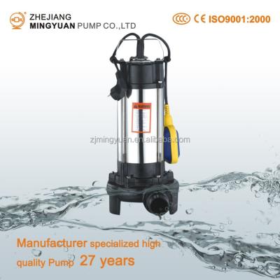 China V1100DF Submersible Submersible Pump 1.5 Hp Remote Submersible Sewage Pump for sale