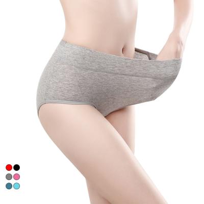 China High Quality 60S Cotton 100% Organic Plus Size Underwear Hippie Hipster Panties Antibacterial Seamless Ladies Breathable Women Eco-Friendly Panties for sale