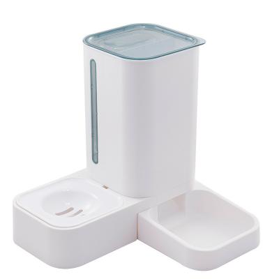 China Automatic Water Self Feeding Gravity Feeder Drinking Station Dog Bowl Dispensing Water Fountain For Cats for sale