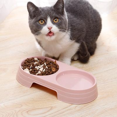 China New 2022 Sustainable Pet Bowl Slow Feeder Puppy Plastic Cat Eating Dish Plastic Bowl Pet Gifts Cat Bowl For OEM for sale