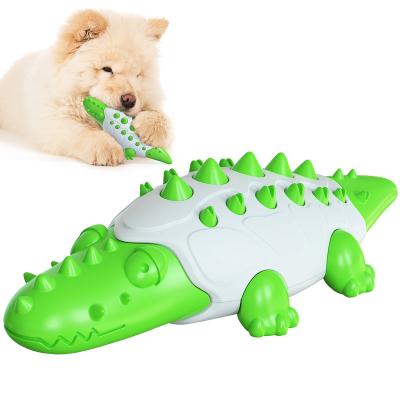 China Viable Chewers Dog Aggressive Squeaky Chew Toys Indestructible Large Breed Dog Chew Toys Food Toy for sale