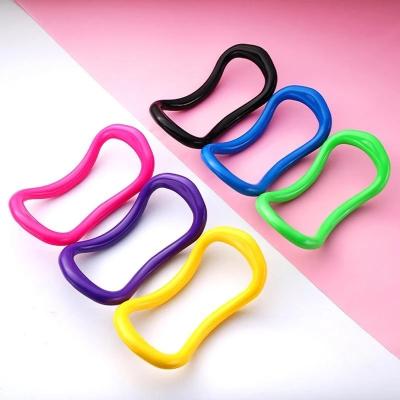 China Beautiful Legs Yoga Accessories 2020 Set Korean Artifact Ring Fascia Stretch Relaxation Pilates Ring Massage Yoga Fitness Ring for sale