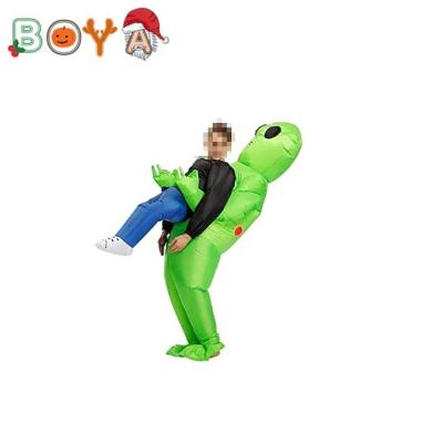 China Wholesale Custom Cheap 100%Polyester Alien Kidnappers Inflatable Costumes For Adults for sale