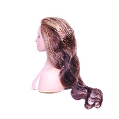 China Bleached Knot Pre Plucked Curly HD Wave 150% 180% 250% Body Wave Brazilian Virgin Hair Lace Frontal Lace Front Wig Human Hair HD Wigs for sale