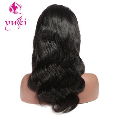 China 100% Virgin Body Wave Body Wave Brazilian Human Hair Full Lace Frontal Wig for sale