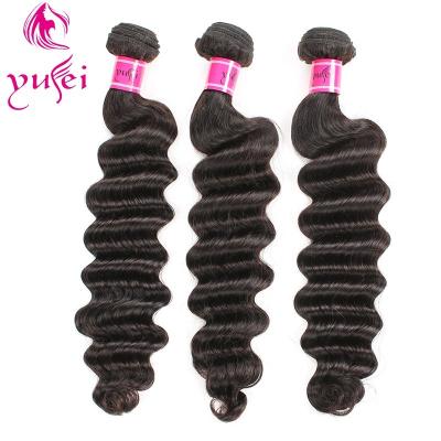 China Wholesale Deep Wave Brazilian Virgin Hair Curly Hair Bundles 12-40inch, Raw Unprocessed Hair Bundles Price Direct Sales for sale