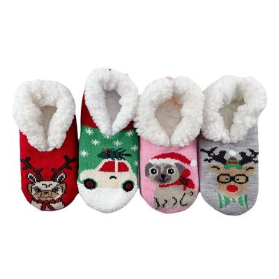 China UKMR Anti-skid Luxury Fuzzy Soft Cozy Socks For Home Wool Socks Women Sleep Warm Long Cabin Slipper Funny Socks for sale