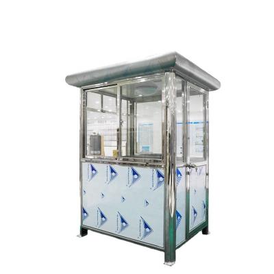 China QiGong Waterproof Best Selling Cheap Outdoor Portable Stainless Steel Sentry Booth Security Guard for sale