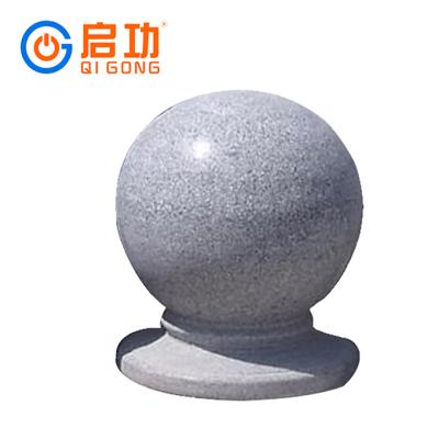 China Factory/School/Community Square Safety Ball Car Stop/Campus Road Barrier Gate Granite Stone Material for sale