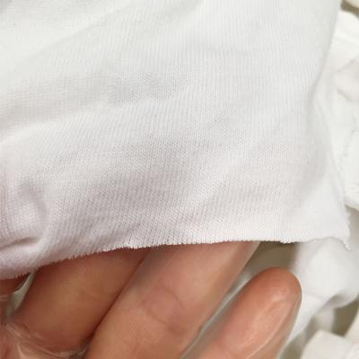 China Have Strong Oil And Water Absorbency Good Quality First Class Waste Cotton T Shirt White Industrial Wiping Rags for sale