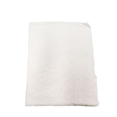 China Have Strong Oil And Water Absorbency Cut 40* 60 Cm Manual Surface Care Of Cleaning Machine White Wiping Cotton Rags for sale