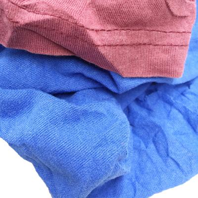 China Strong Capacity Pure Cotton Boat Operation Industrial Water Absorption Cleaning Mopping Rags For T-shirts for sale