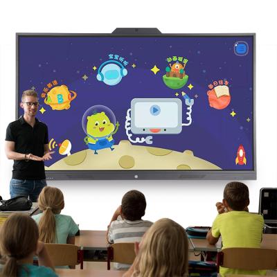 China Conference 65 75 85 86 98 100 110 inch factory price teaching interactive smart whiteboard for education and conference for sale