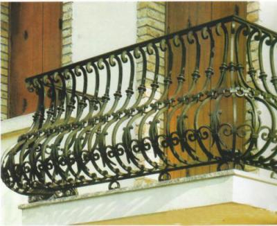 China Traditional High Quality Balcony Deck Railings Wrought Iron Antique Fence Designs for sale