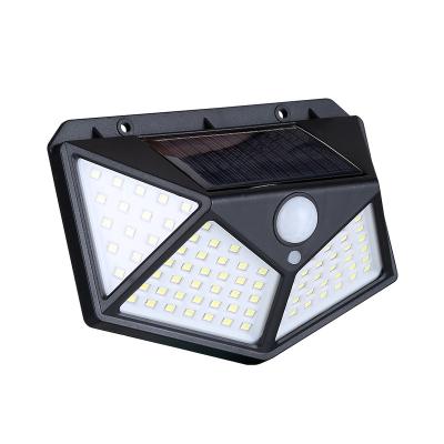 China Outdoor Yard Outdoor Wall Light with 100 Led Solar Motion Sensor Lights Waterproof IP65 Reflector Lights and Circuitry Design for sale