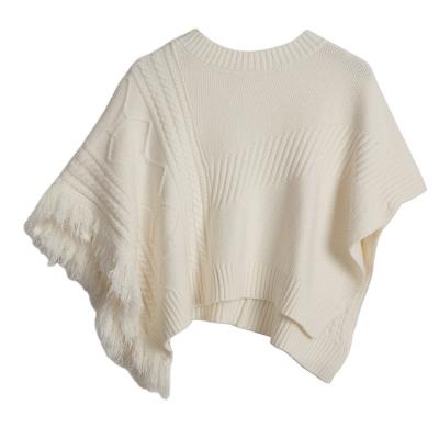 China 2022 OEM Sales Anti-wrinkle Autumn Poncho Women Warm Winter Sweater Knitted More Colorful Sweater For Women for sale