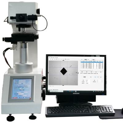 중국 자동 작은 탑 터치 스크린 마이크로 비커스 경도계 GOST 판매용