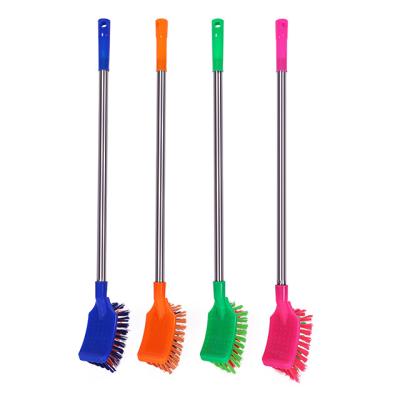 China Sustainable Low Price Bathroom Accessories Toilet Brush With Plastic Handle for sale