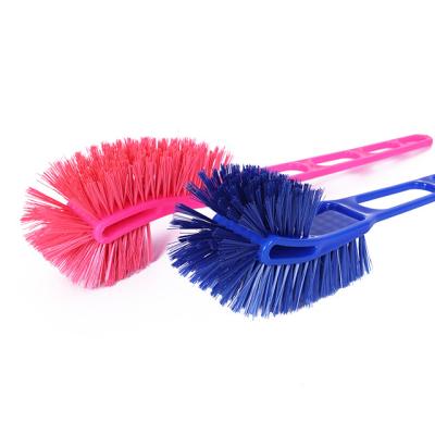 China Sustainable Factory Best Treatment And Customization Toilet Cleaning Brush With Plastic Handle for sale