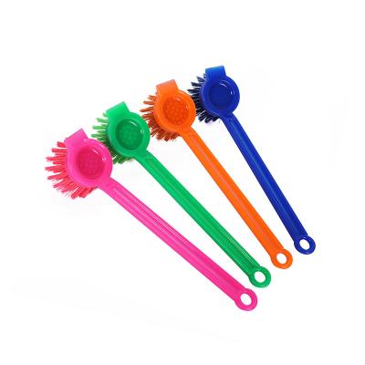 China Sustainable Handmade Use High Quality Kitchen Pot And Pan Dish Plastic Cleaning Brushes With Long Handle for sale