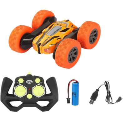 China The other popular double-sided stunt car 360 degree rotating twist rolling climbing off-road vehicle car remote control children's toys for sale