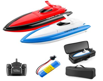 China Hot Selling 2.4G Obstacle Avoidance Upgraded Version of Remote Control Speedboat Kids Yacht Racing Boat High Speed ​​Remote Control Water Boy for sale