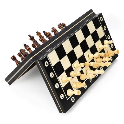 China Internationall Wooden Wooden Chess Board Foldable Magnetic Set for sale