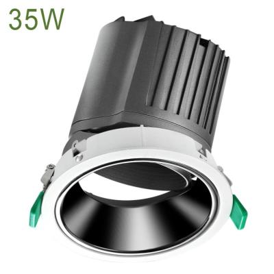 China Modern AC 110V 220V Empotrado de Luminaria LED 35W Anti-glare Recessed Narrow Beam Celling Down Lighting LED Spot Light LED Spotlight for sale