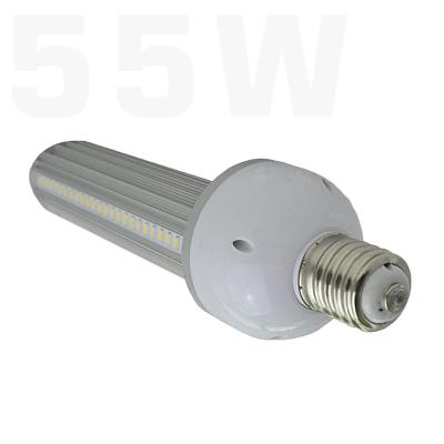 China ROAD energy saver LED light bulb E40 55W 180 degree LED light for main street shoe box cobra parking lot for sale