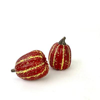 China Decoration Helloween Simulation Pumpkin For Decoration Artificial Mini Pumpkin for sale