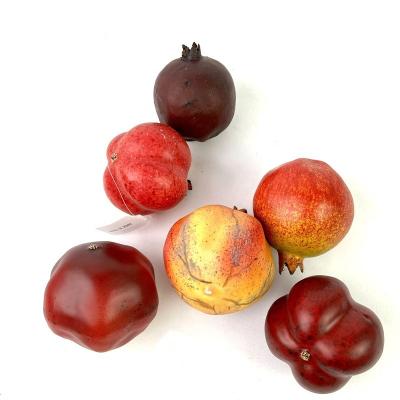 China Wholesale Artificial Decoration Foam Pomegranate For Decoration Artificial Fruit For Wedding And Home Decoration for sale