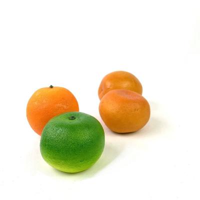 China Decoration Simulation Artificial Orange Fruits Realistic Kitchen Home Decoration for sale