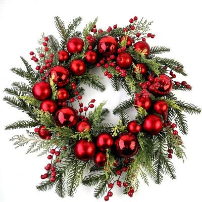 China Floral Garland Garland Home Decor Christmas Festival Decoration Front Entrance Berry Garland for sale