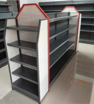 China Double Sided Supermarket Heavy Duty Shelves Rack To Rack Retail Store Equipment Display Racks Supplies for sale