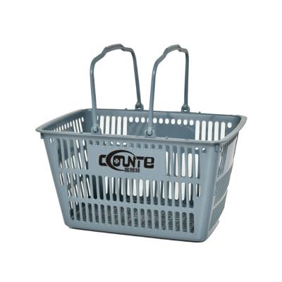 China 2022 Environmental Friendly Shopping Basket PP-Plastic Hand Trolley Trolley Supermarket Logo Customized Shopping Basket for sale