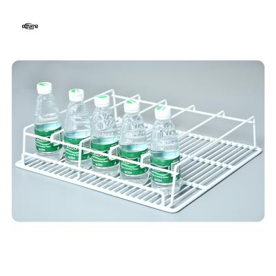 China Commercial Wholesale Grocery Beverage Bottle Freezer Room Slides Shelf Cooler Roll Shelves for sale