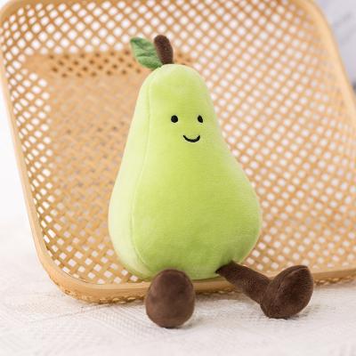 China Cartoon Toy Fruit Stuffed Toy With Lovely Smiling Face Gifts Design Cute Cartoon Fruits Plush Toy for sale