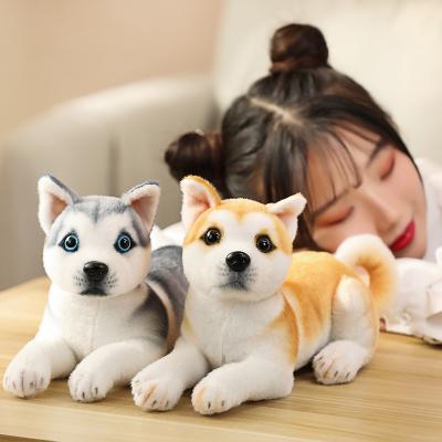 China Cartoon Toy Wholesale Retail Customized various sizes can be sampled various types cute simulation puppy plush toys for sale