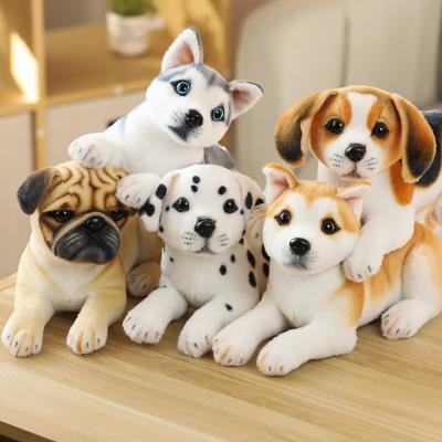 China Toy Wholesale Retail Customized Various Types Cartoon Mascots Simulation Puppy Plush Toy Cute Gift Souvenirs Toys for sale