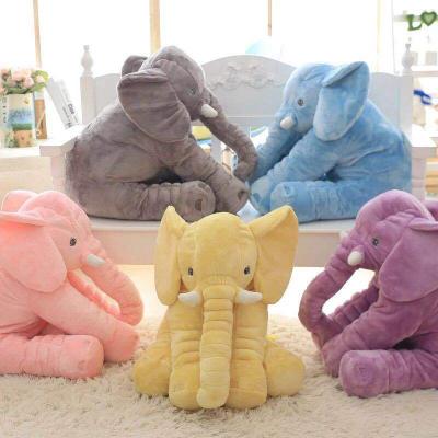 China Cartoon Toy Wholesale The Stuffed Baby Cheap Sleeping Elephant Plush Custom Soft Toy for sale