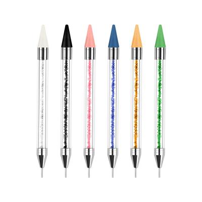 China Craft Cross Stitch Tool Embroidery Nail Point Drill Pen Dual Head Pencils,DIY Diamond Pen Holder and Diamond Tools Wholesale for sale