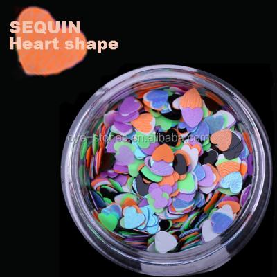 China Abalone shells factory direct sales excellent quality mix heart spangle 12 colors in one set for sale