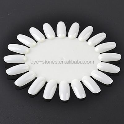 China Factory direct sales excellent quality wheel color chart acrylic nail show natural color for sale