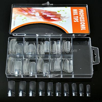 China Factory Direct Sales Excellent Quality French Nail Tips Clearly for sale