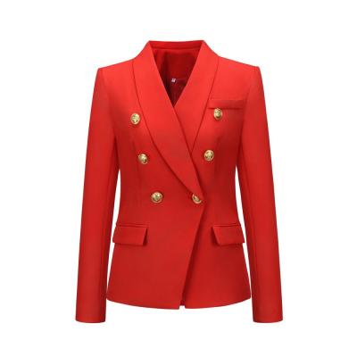 China Wholesale Customized Professional Red Coats Waterproof Ladies Business Women Latest Fashion Jacket Products for sale